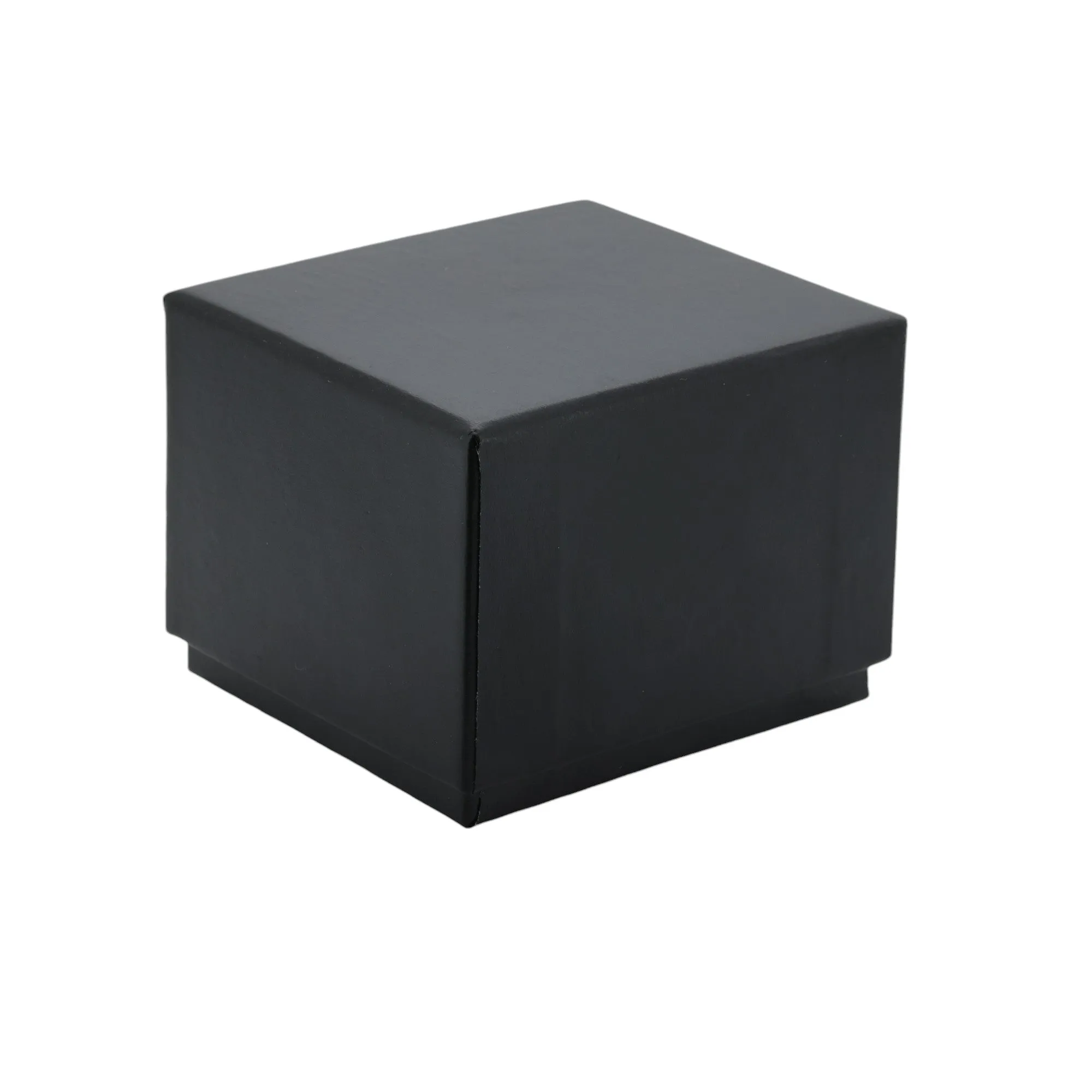 🆕📦 Matt Black Box for Stud Earrings with Outer Box. Inner Leatherette (Black Outer, White Inner)