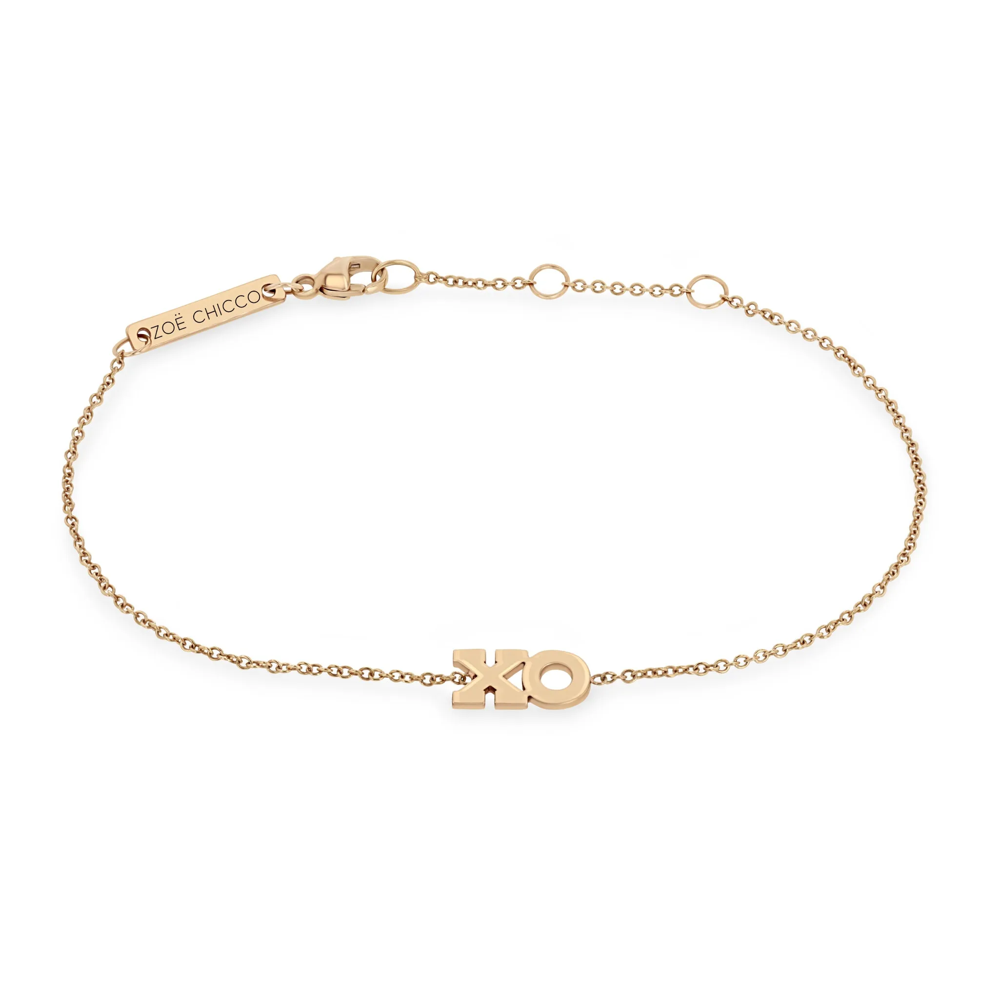 14k 2 Initial Letter Bracelet