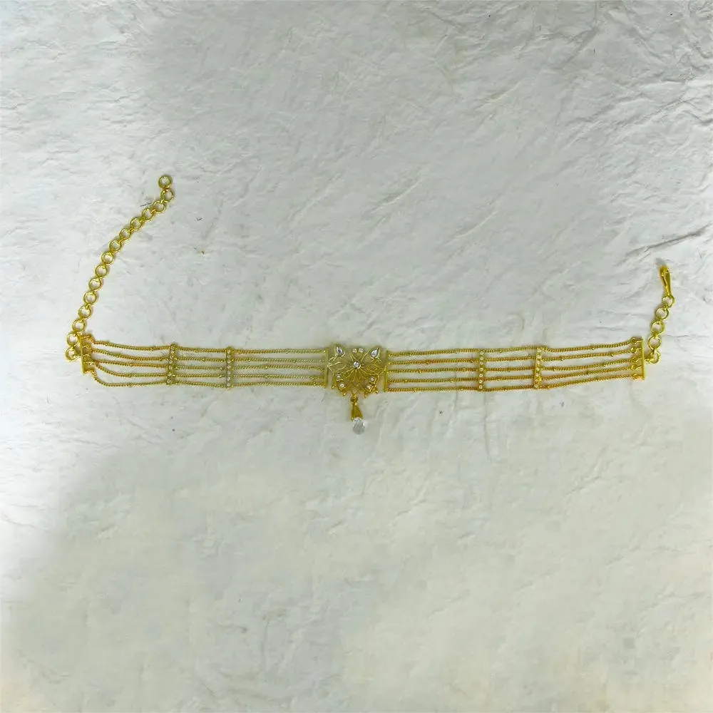 92.5 Silver Butterfly(Titli) Choker