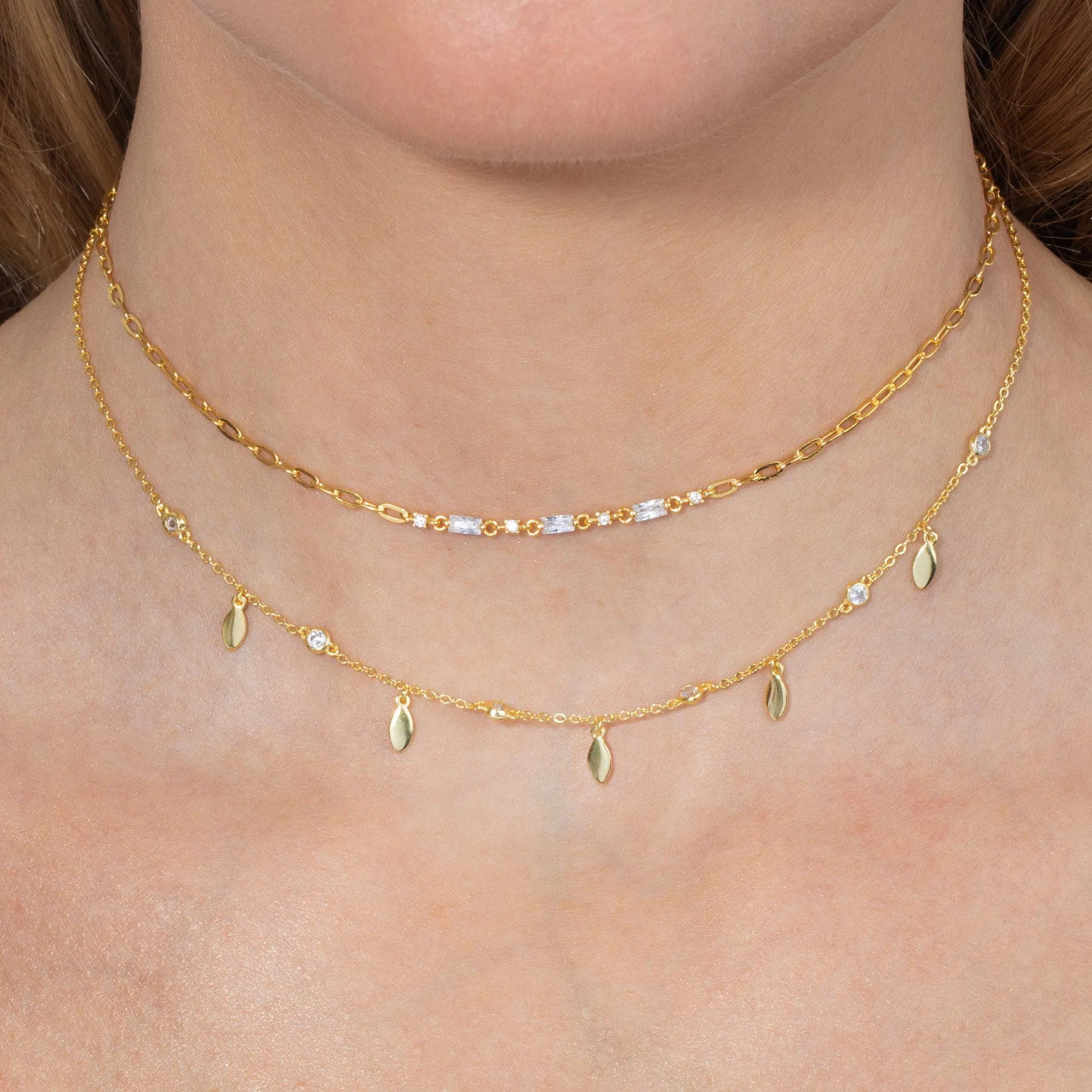 Baguette X Chain Link Choker