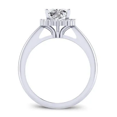 Callalily - Cushion Lab Diamond Engagement Ring (IGI Certified)