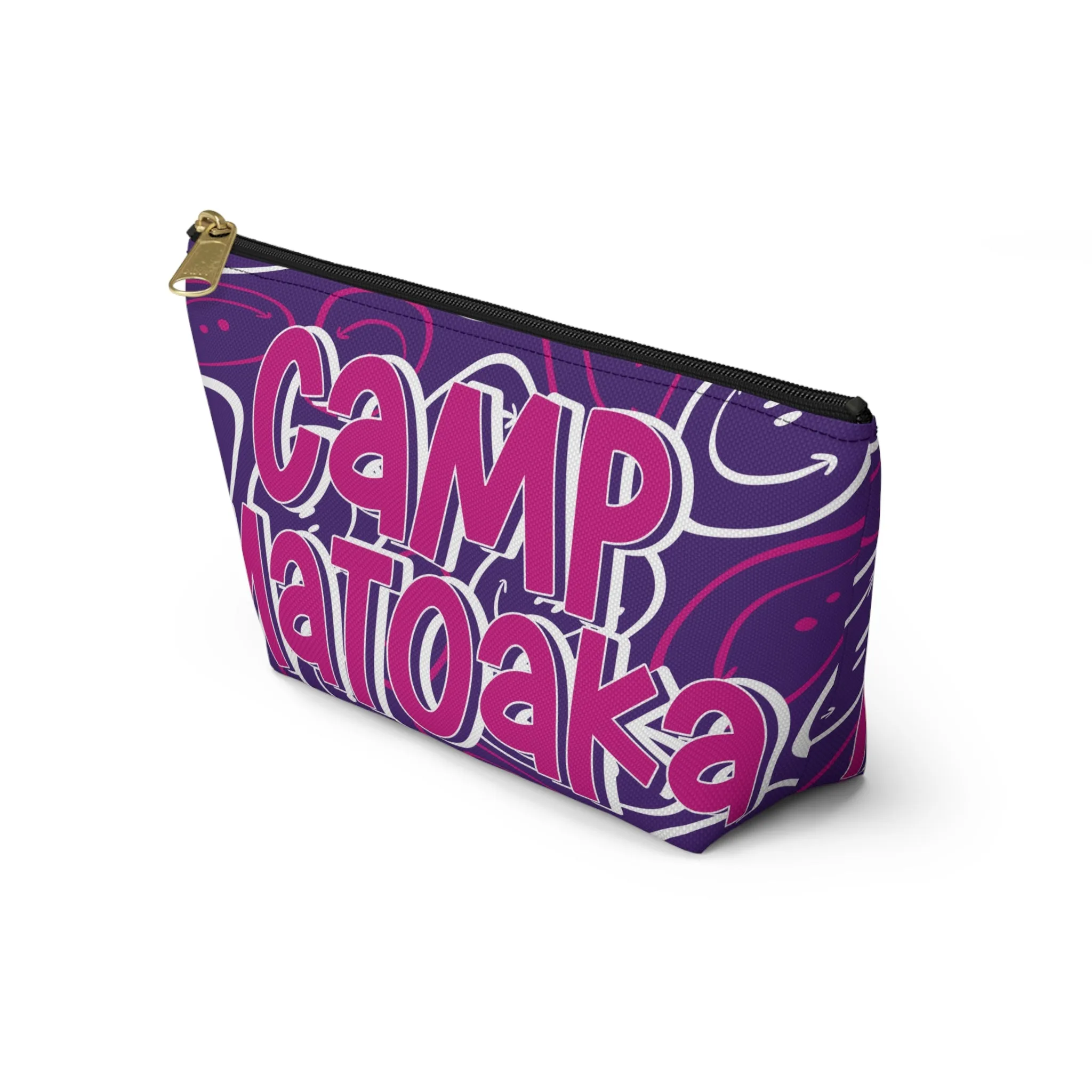 Camp Matoaka Purple Makeup Bag