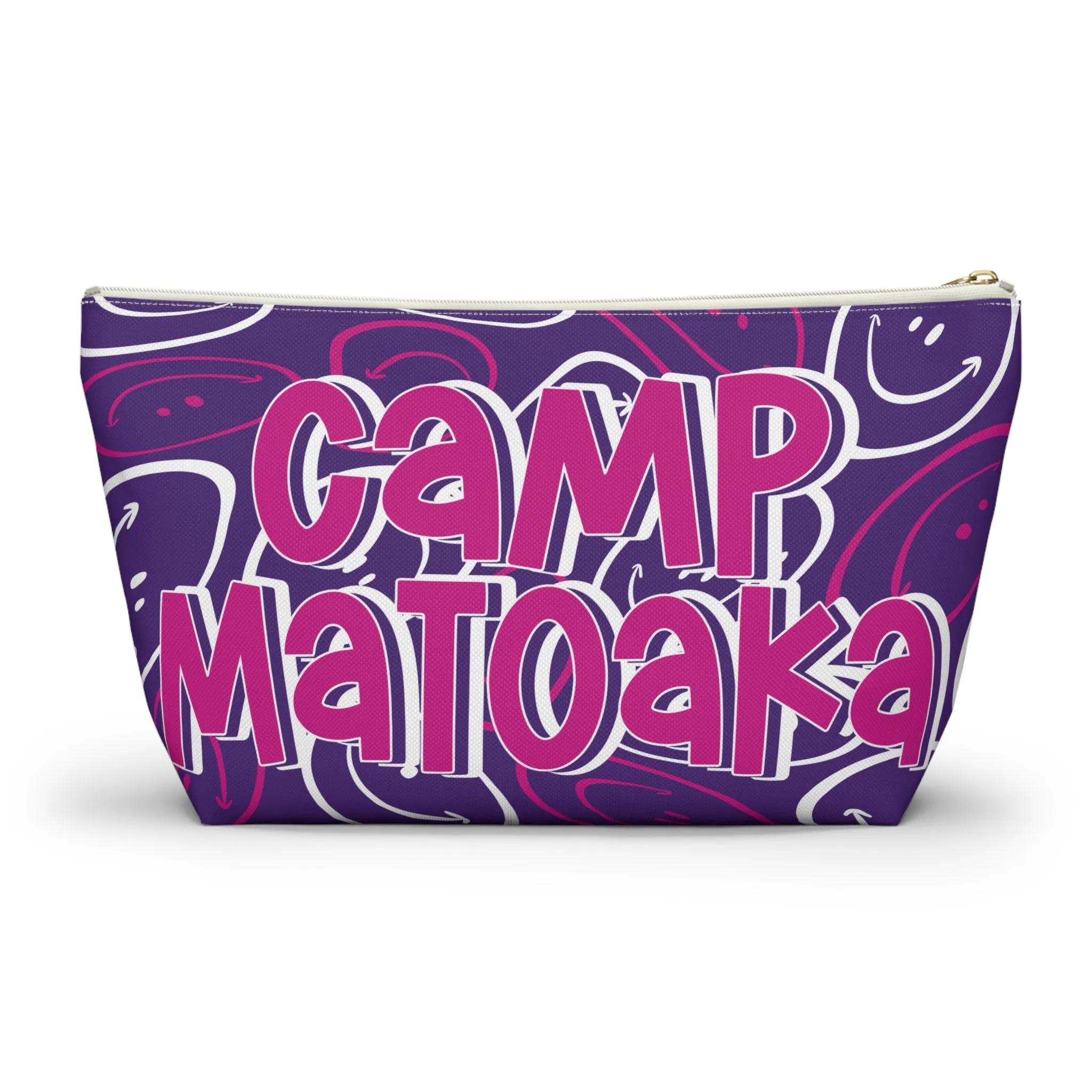 Camp Matoaka Purple Makeup Bag