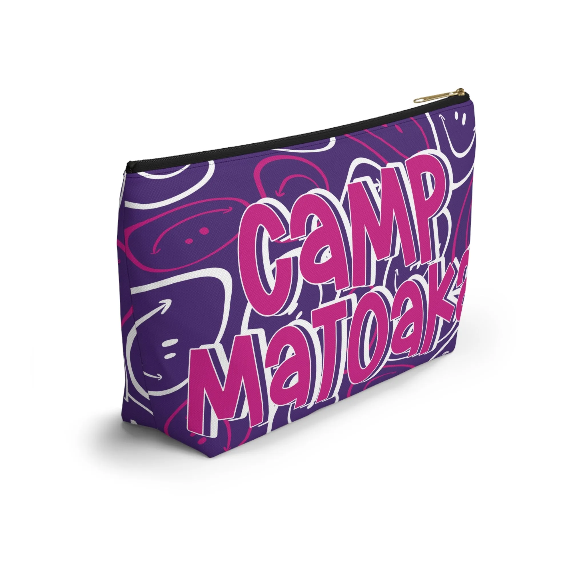 Camp Matoaka Purple Makeup Bag