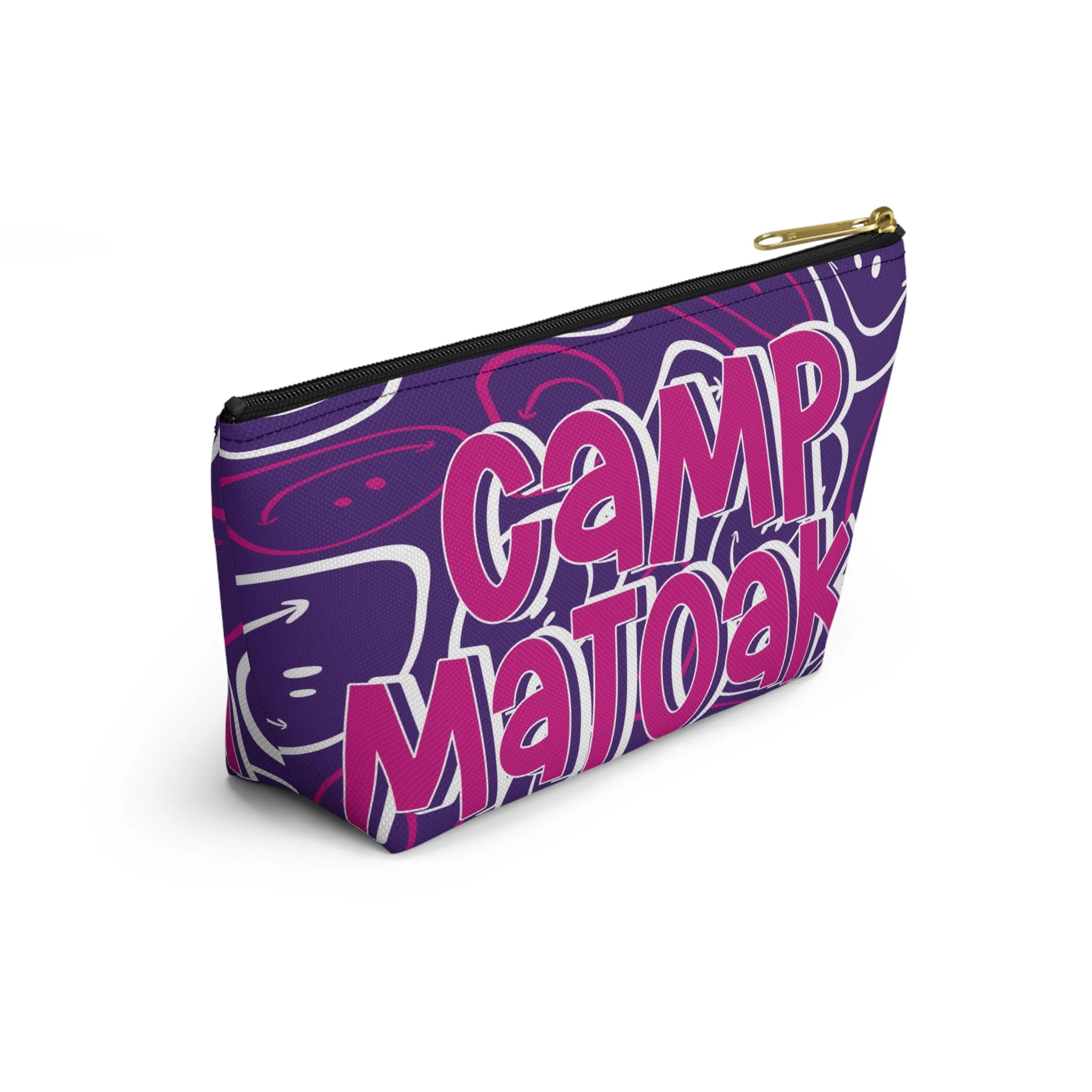 Camp Matoaka Purple Makeup Bag