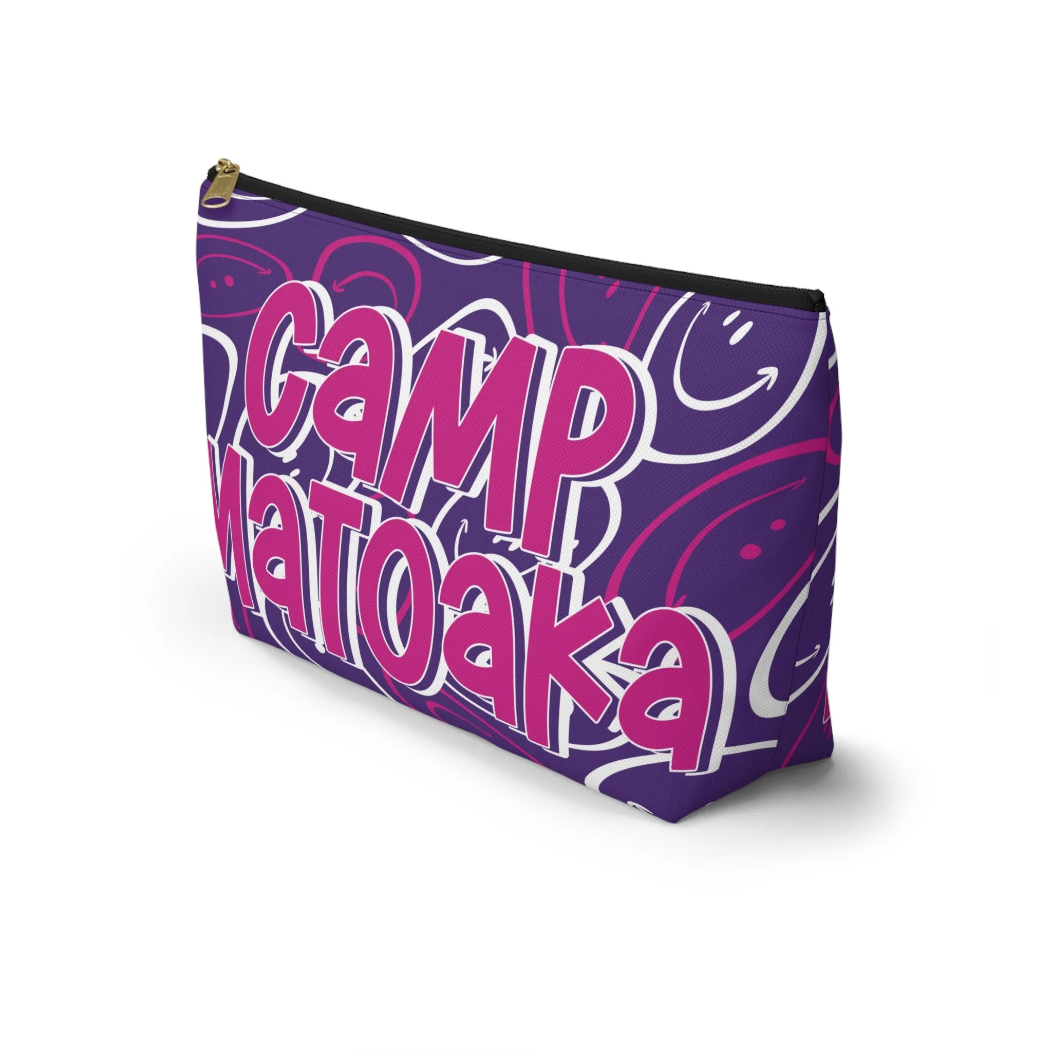 Camp Matoaka Purple Makeup Bag