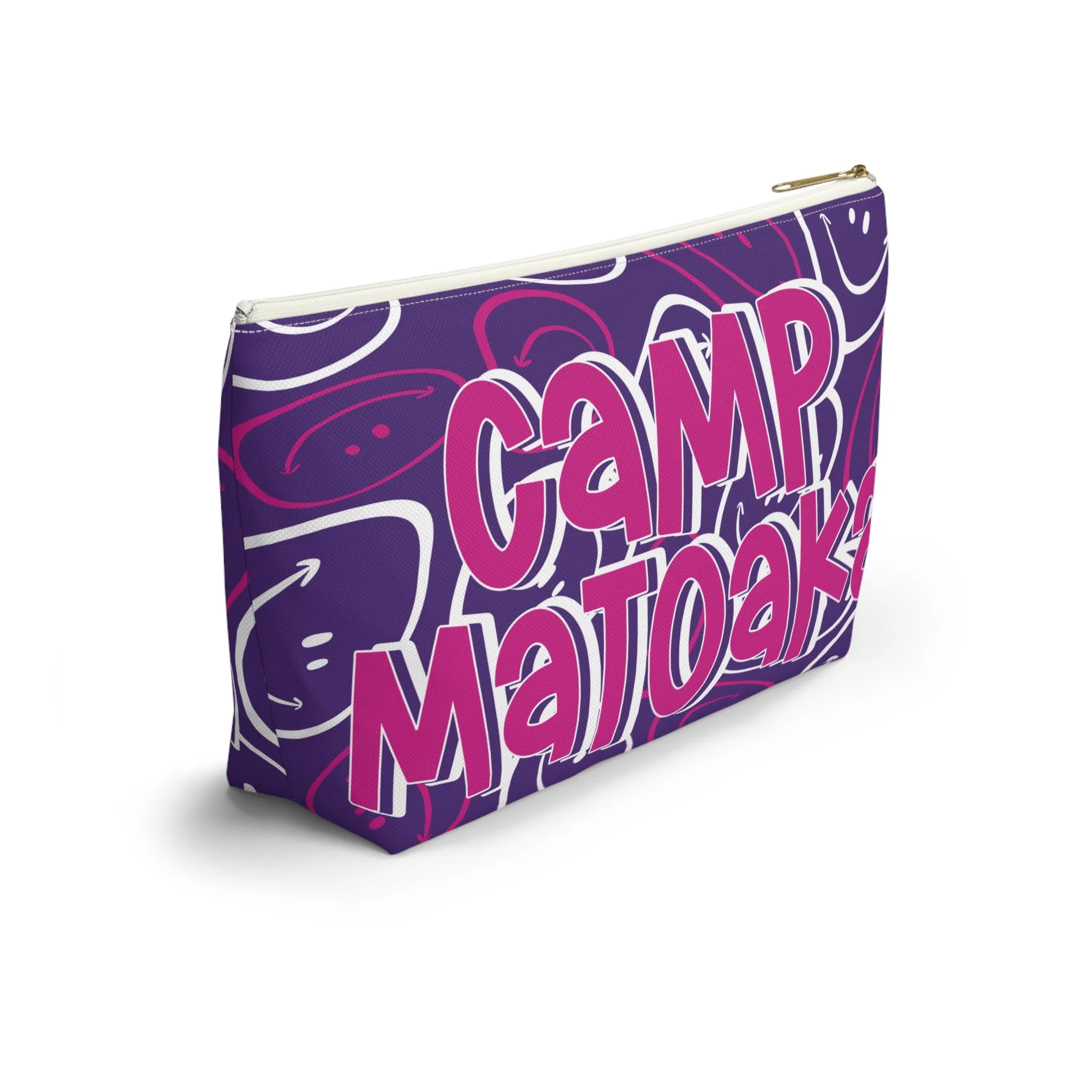 Camp Matoaka Purple Makeup Bag