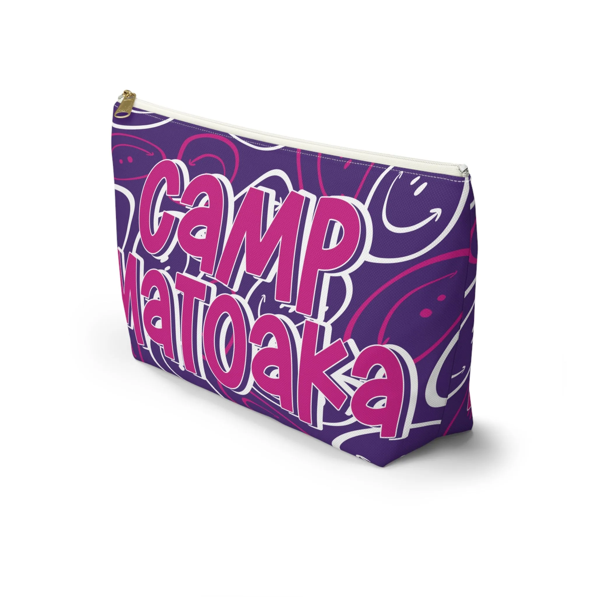 Camp Matoaka Purple Makeup Bag