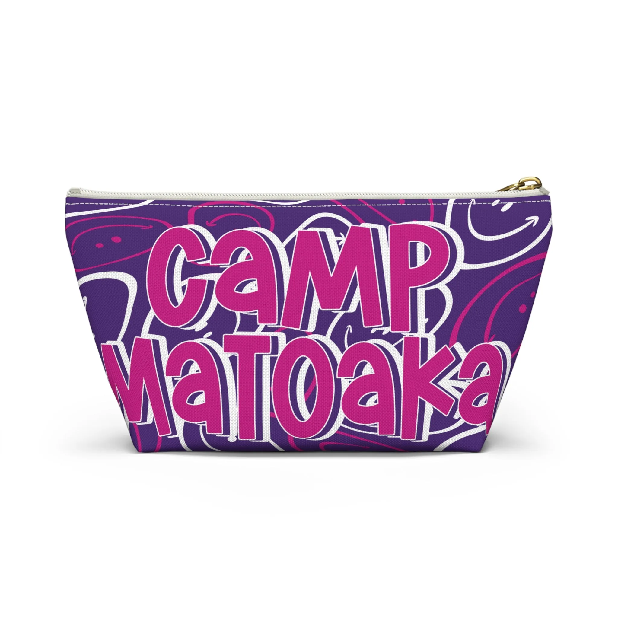 Camp Matoaka Purple Makeup Bag