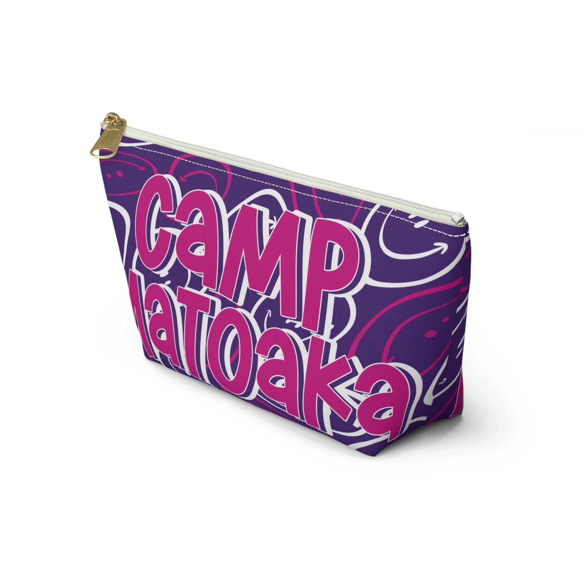 Camp Matoaka Purple Makeup Bag