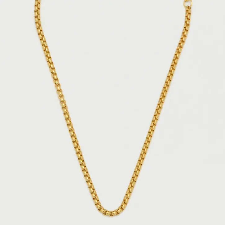 Chunky Chain Gold Plated Rounded Box Estella Bartlett