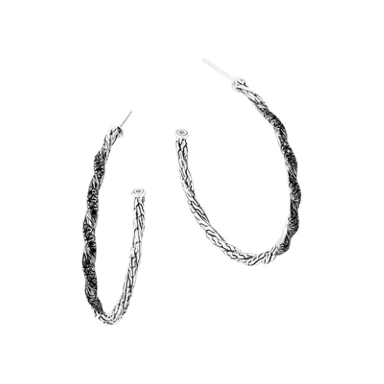 Classic Chain Medium Hoop Earrings