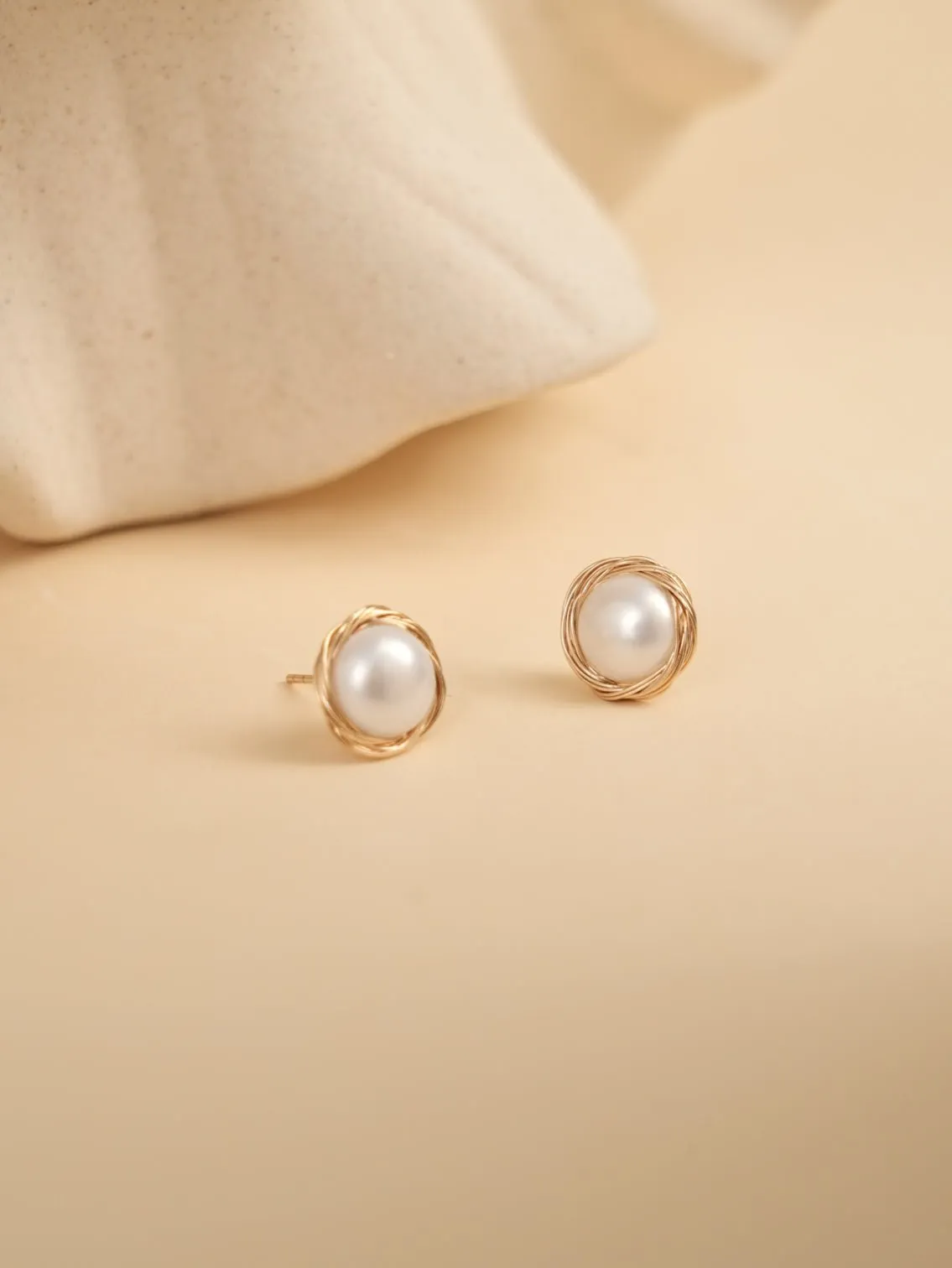 Classic Filigree Series  Minimalist Stud Earrings