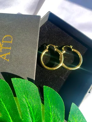 Classic Gold Hoops