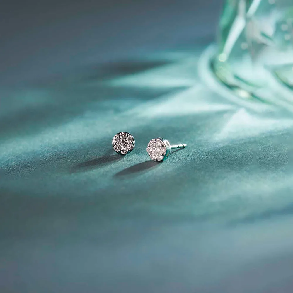 Classic Round Diamond Earrings