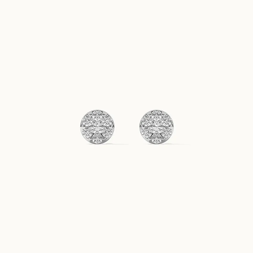 Classic Round Diamond Earrings