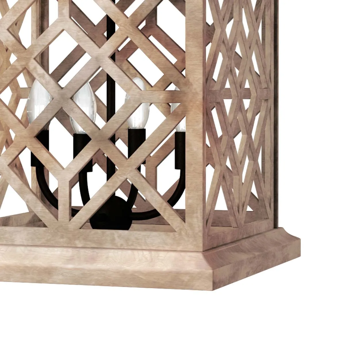 Coastal Living Chatham Wood Lantern (Natural)