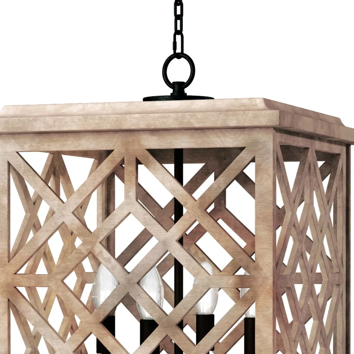 Coastal Living Chatham Wood Lantern (Natural)