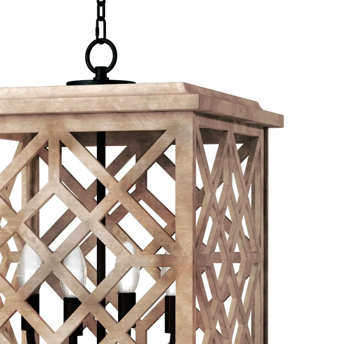 Coastal Living Chatham Wood Lantern (Natural)