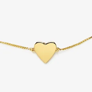 Demi-Fine Engravable Heart Choker