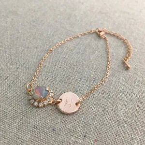 Diamante Luxe Monogram Bracelet