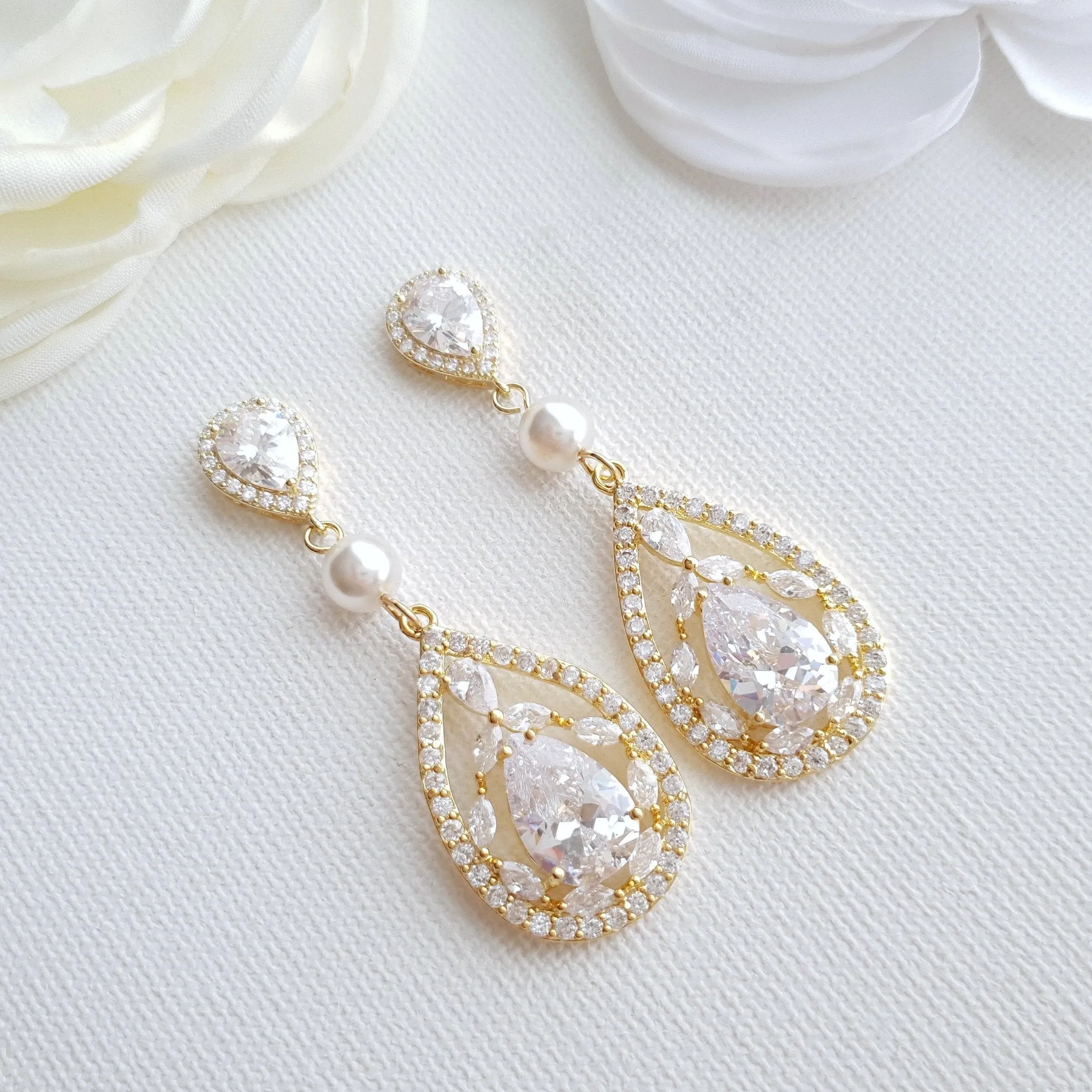 Ear Clip Earrings-Esther