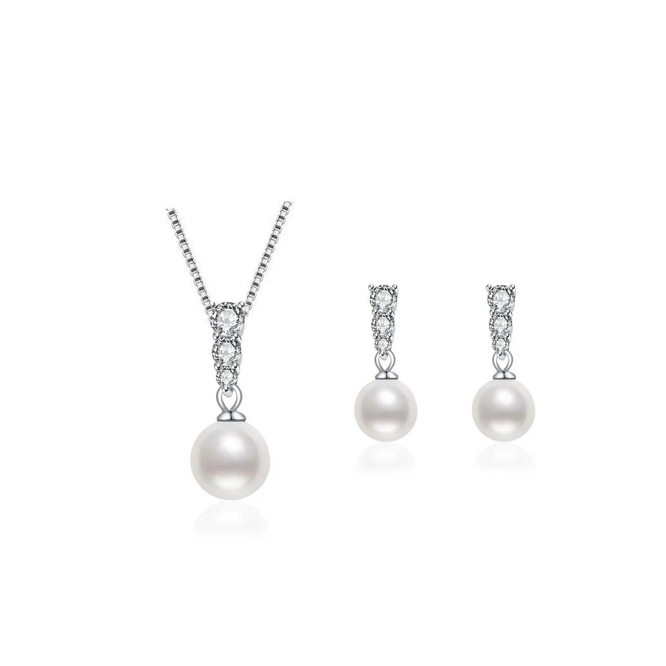 Elegant Freshwater Pearl Set WS00011