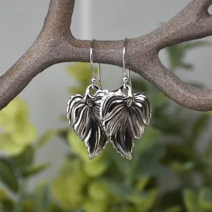 Elegant Leaf Sterling Silver Earrings