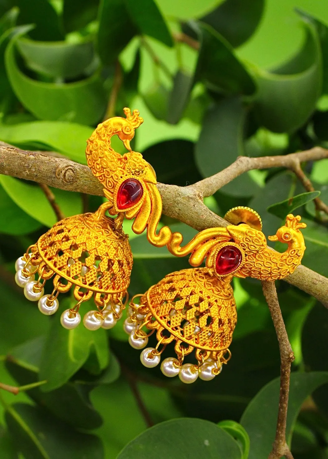 ELEGANT PEACOCK JHUMKI