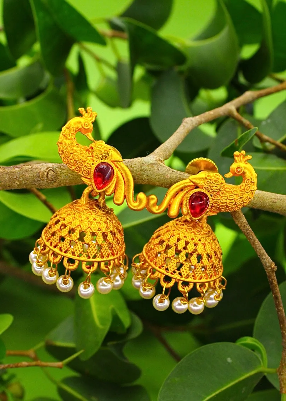 ELEGANT PEACOCK JHUMKI