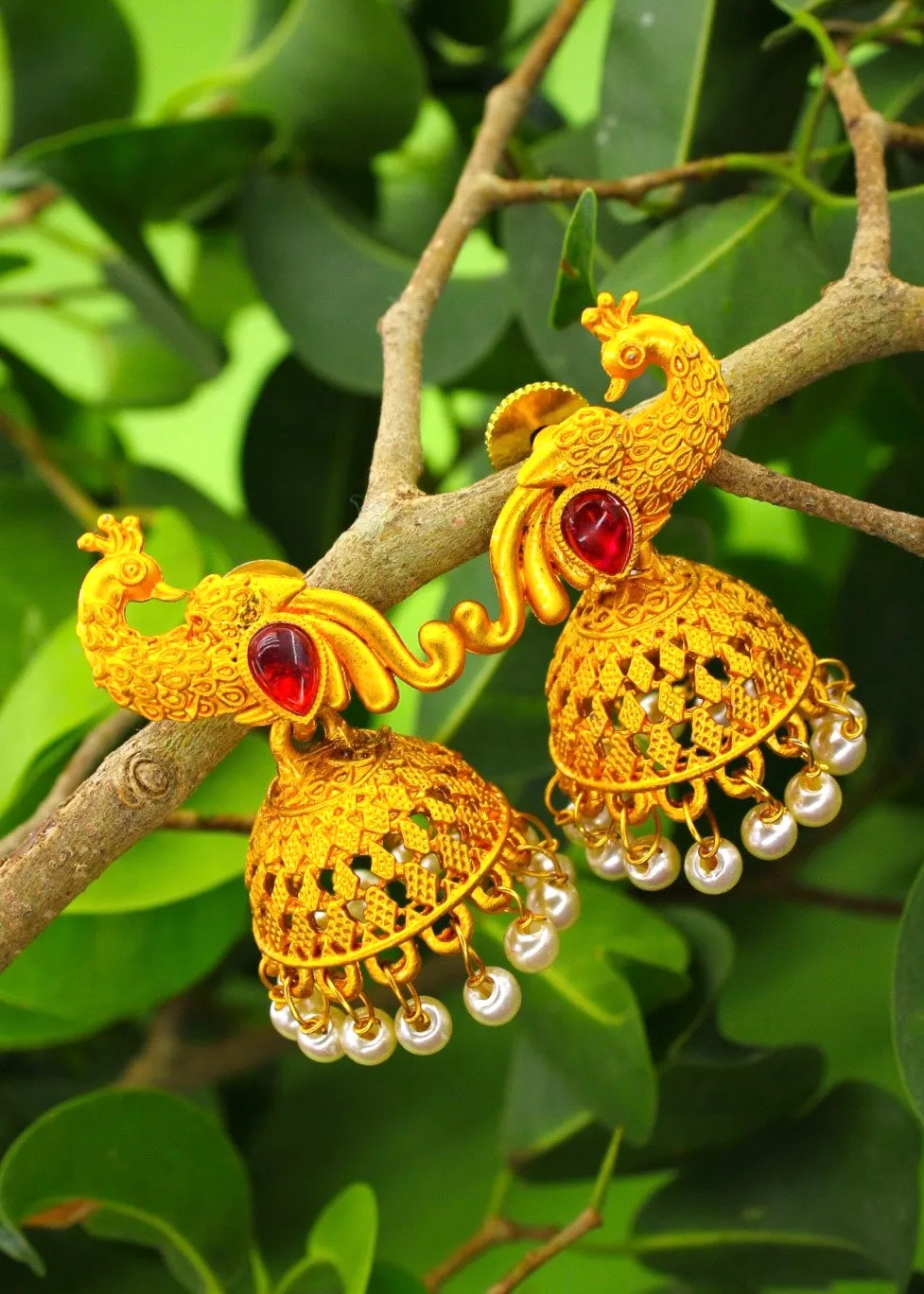 ELEGANT PEACOCK JHUMKI