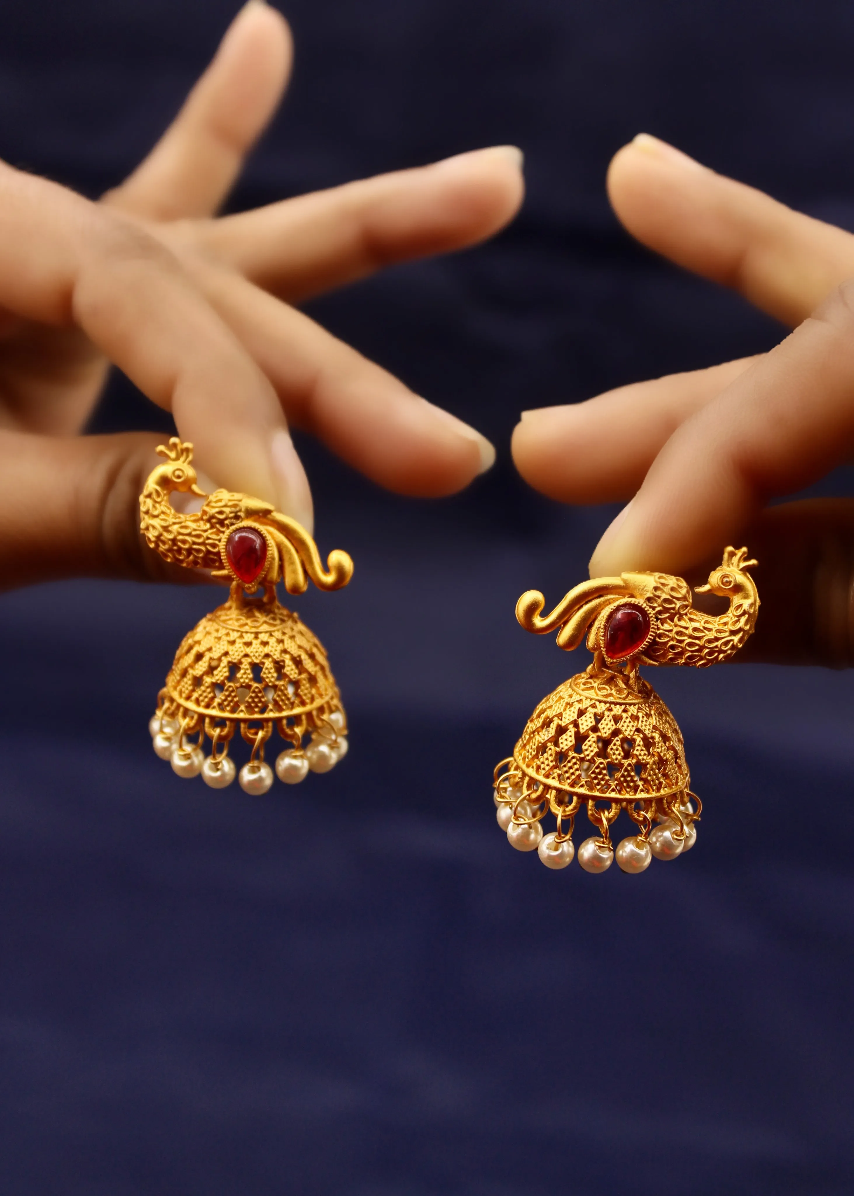 ELEGANT PEACOCK JHUMKI