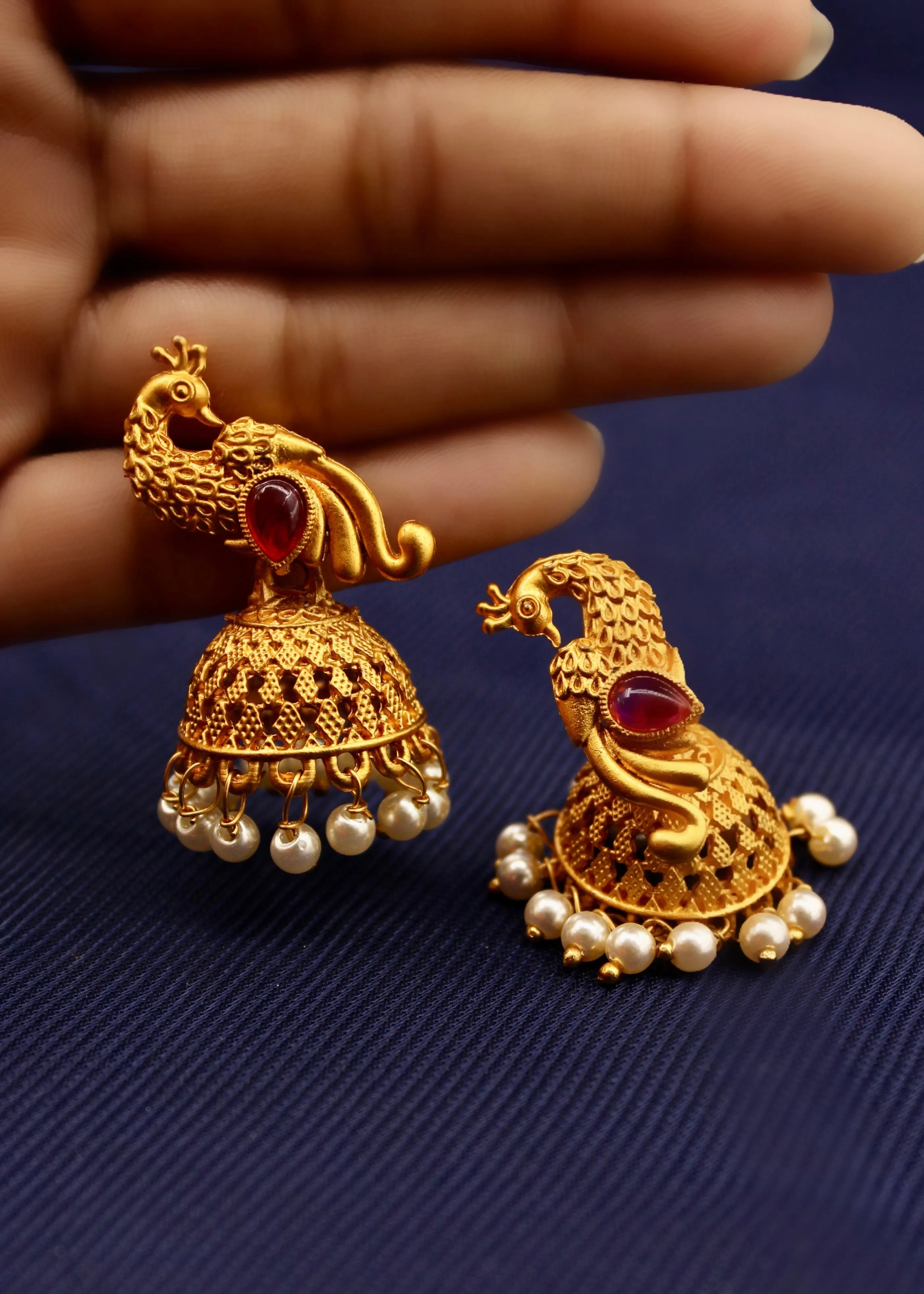 ELEGANT PEACOCK JHUMKI