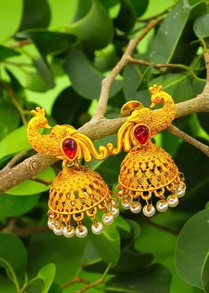 ELEGANT PEACOCK JHUMKI