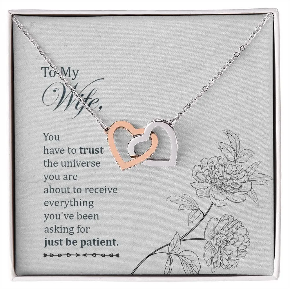 Eternal Bond Interlocking Hearts Necklace: A Timeless Symbol of Love and Patience