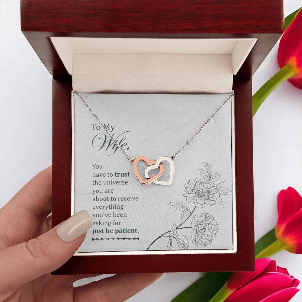 Eternal Bond Interlocking Hearts Necklace: A Timeless Symbol of Love and Patience