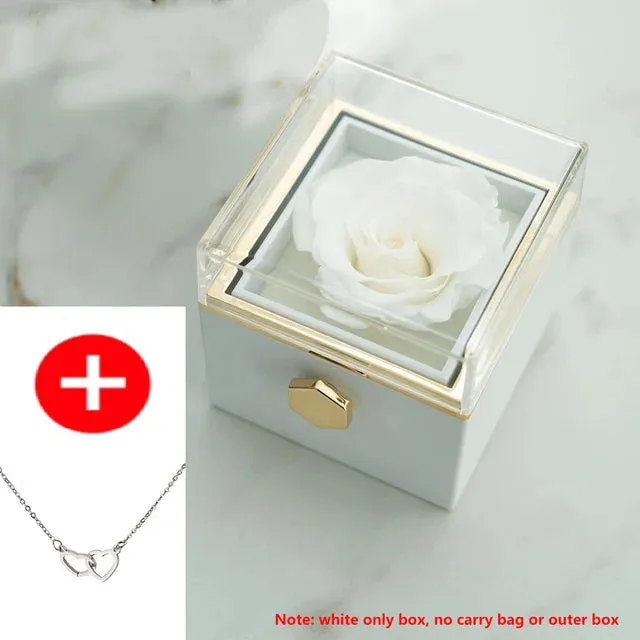 Eternal Rose Jewelry Ring Box