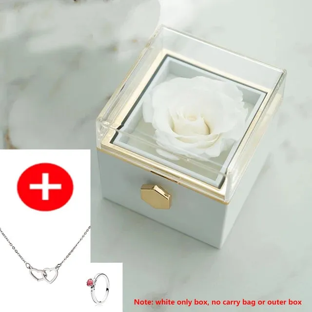 Eternal Rose Jewelry Ring Box