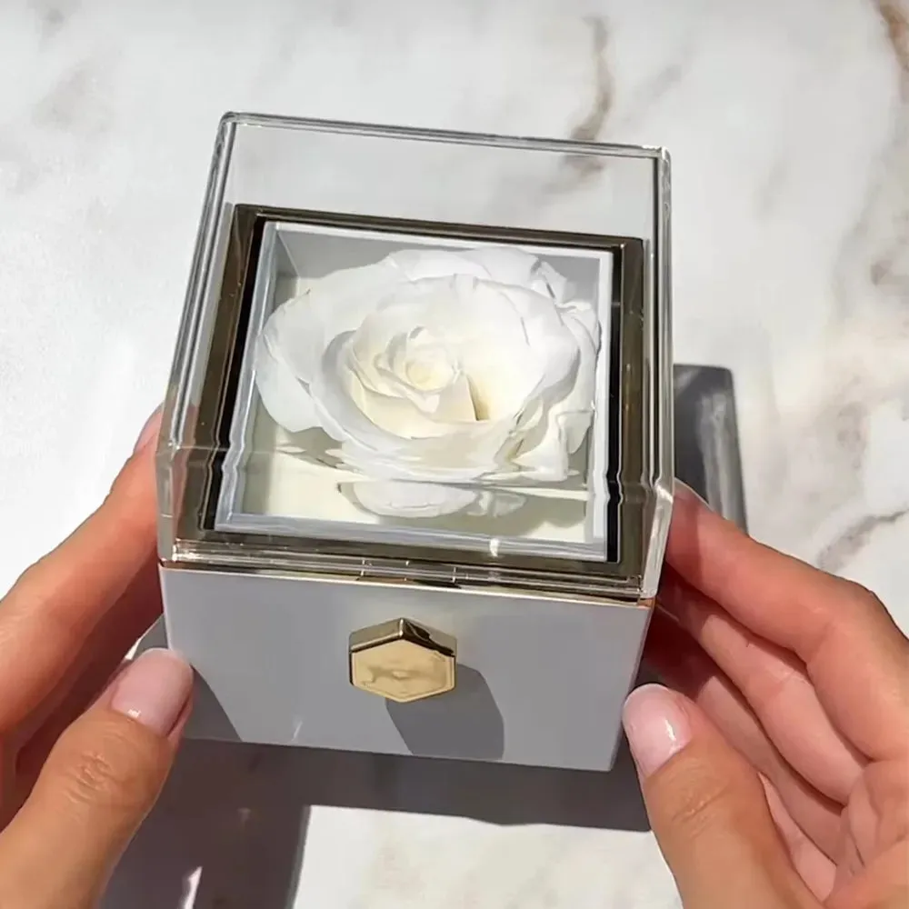 Eternal Rose Jewelry Ring Box