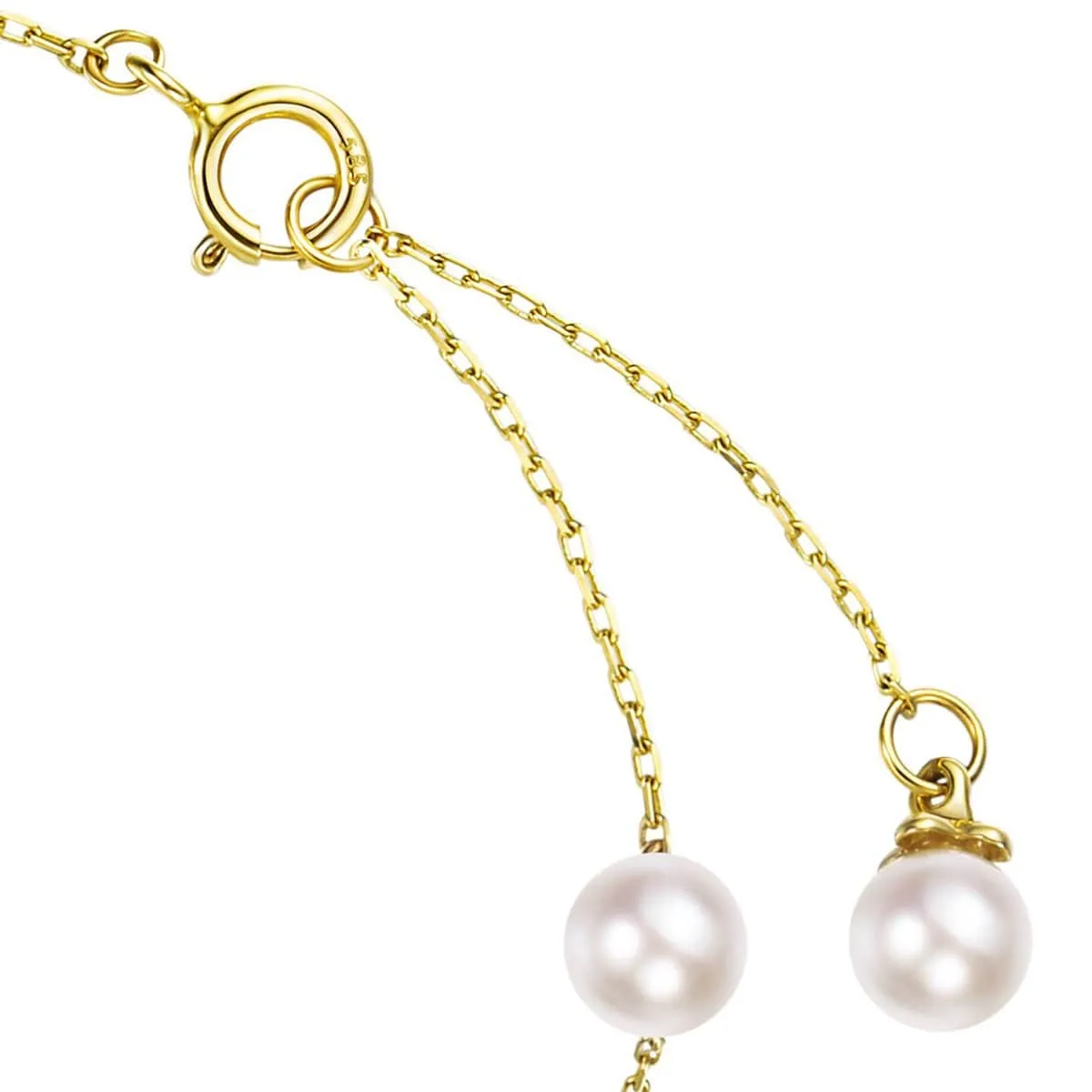 FANCIME Akoya Pearl 14K Yellow Gold Bracelet