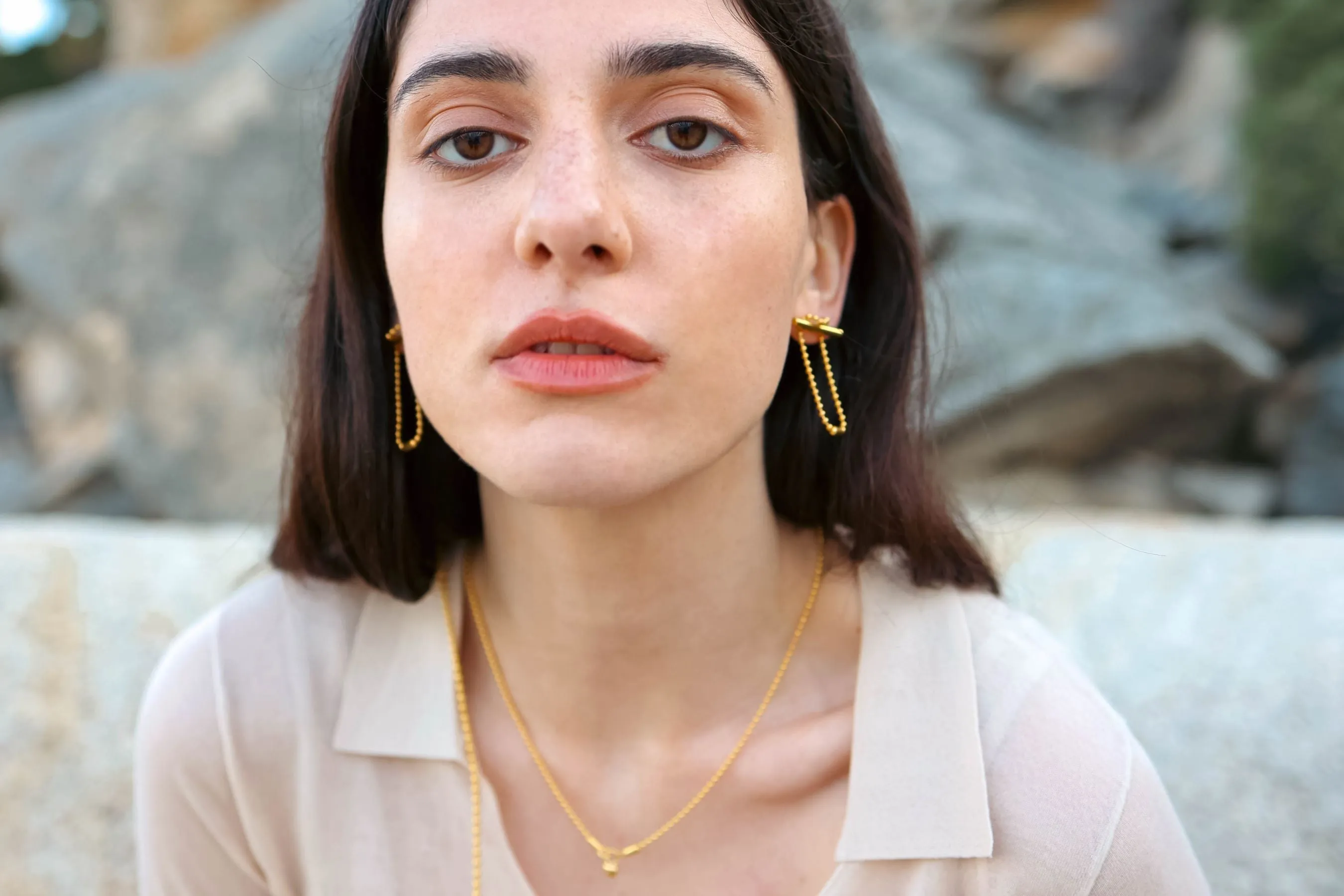 Flash Gold Earrings