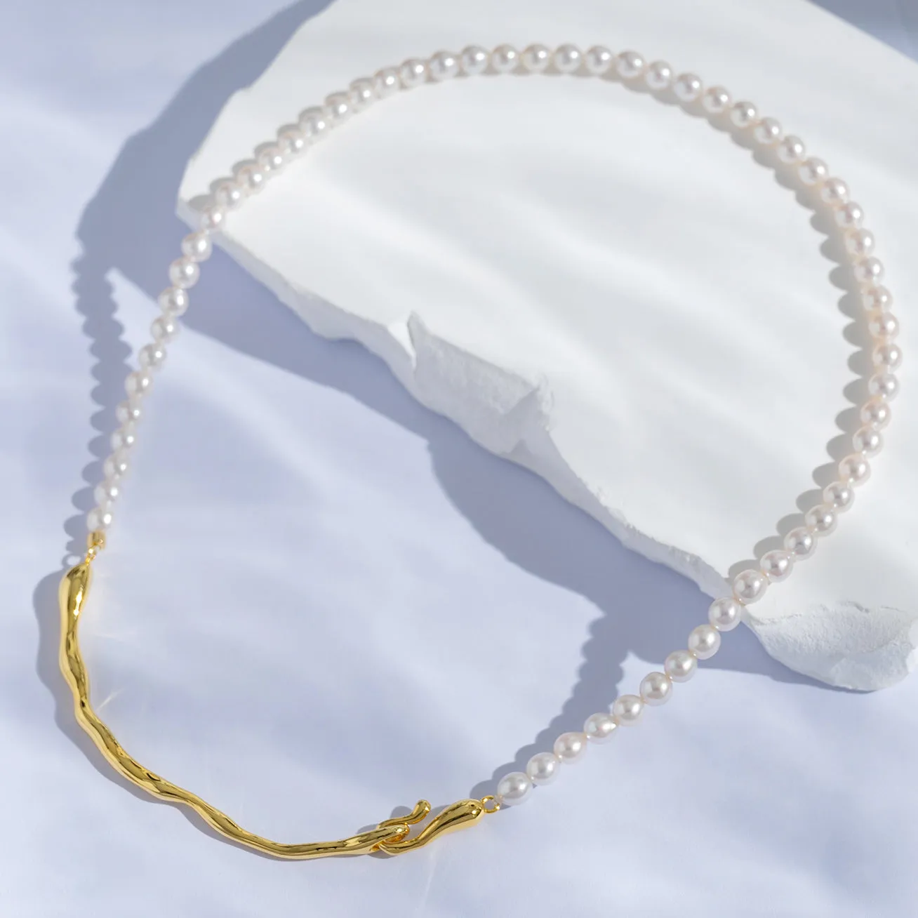 Freshwater Pearl Necklace WN00538 | FLUID