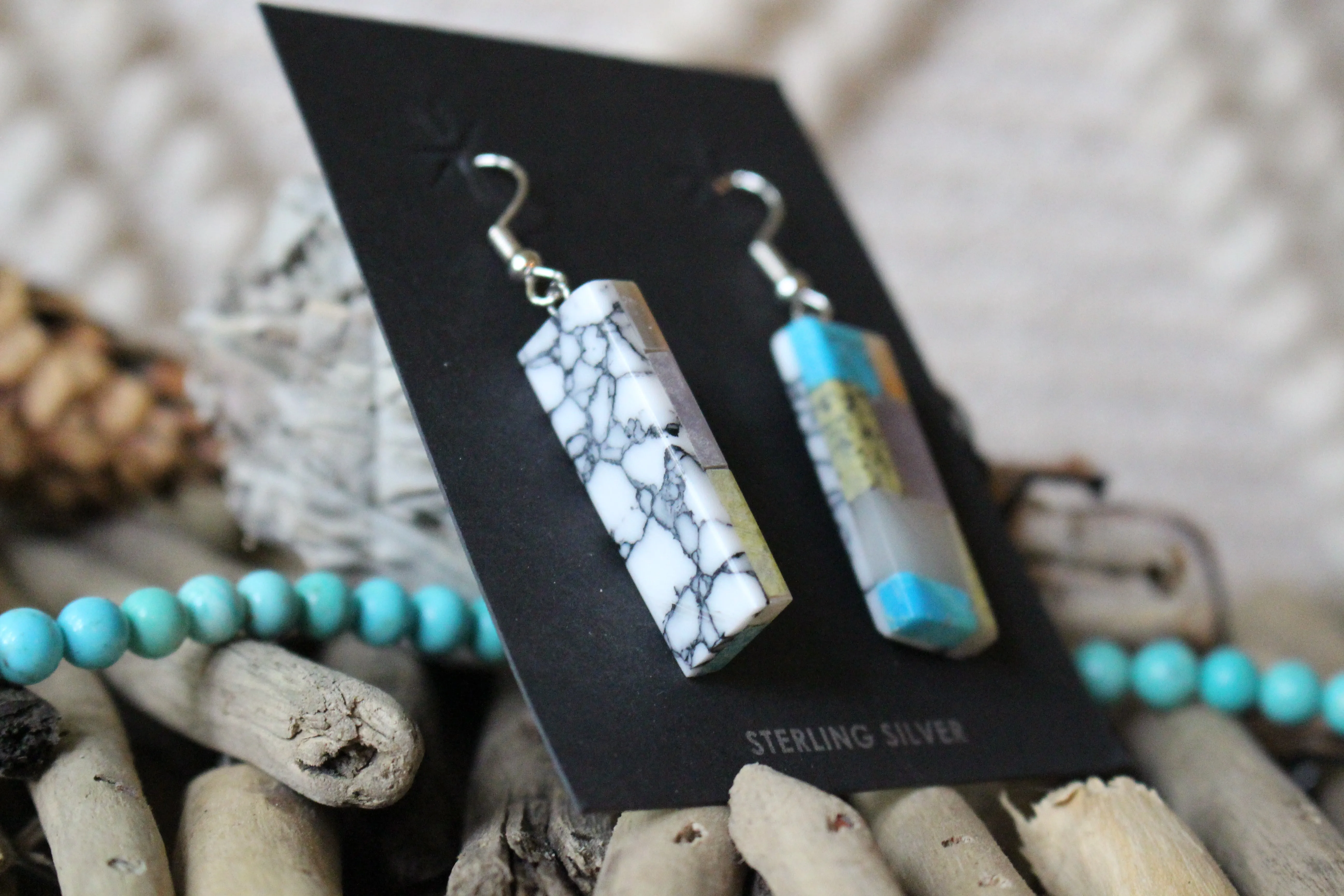 Inlay Breeze  Earrings