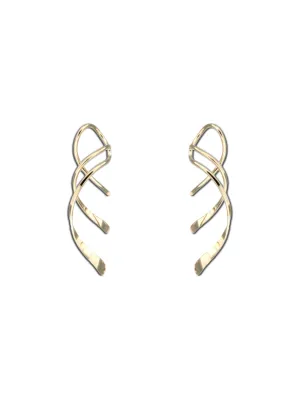 Mini Double Twist Earrings