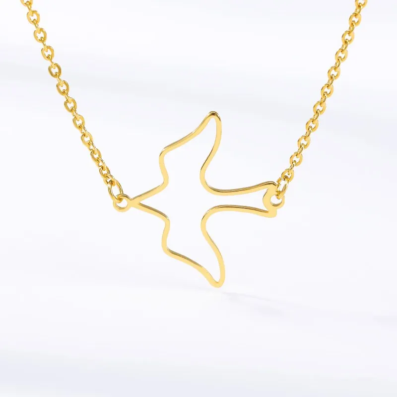 Minimalist Swallow Choker Necklace Cute Sweet