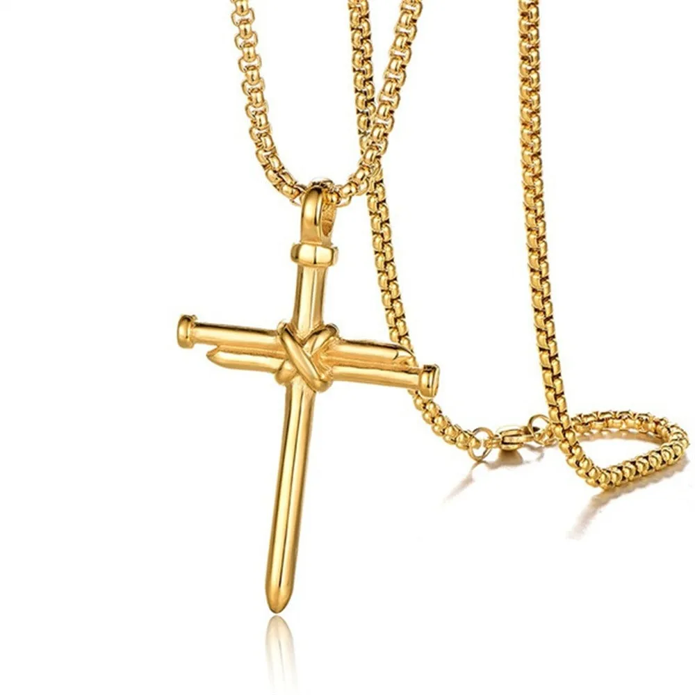 Nailed Cross Necklace