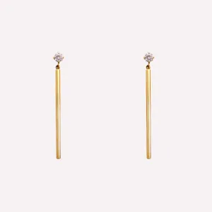 NIGHT OUT DANGLE EARRINGS IN GOLD