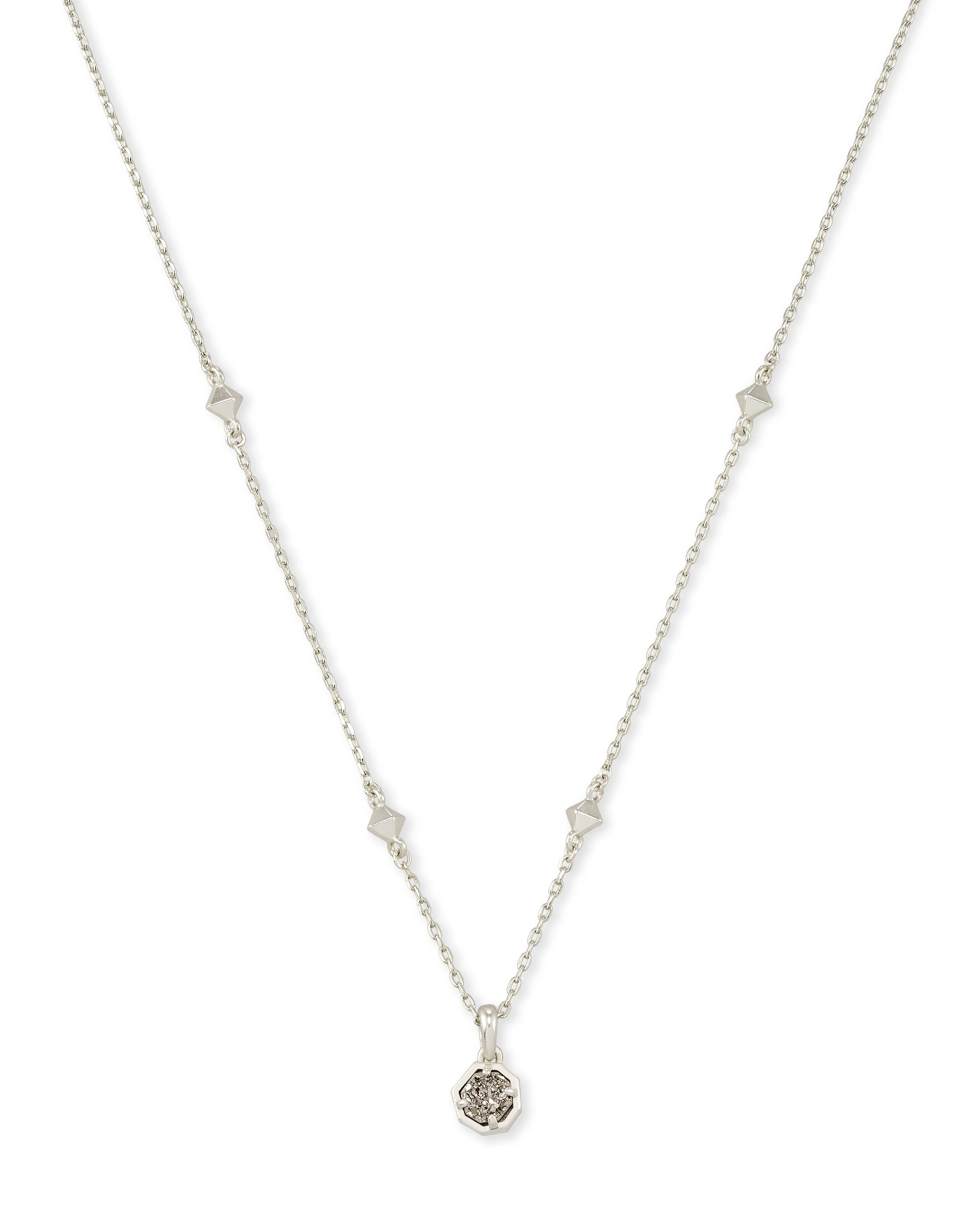 Nola Short Pendant Drusy Necklace