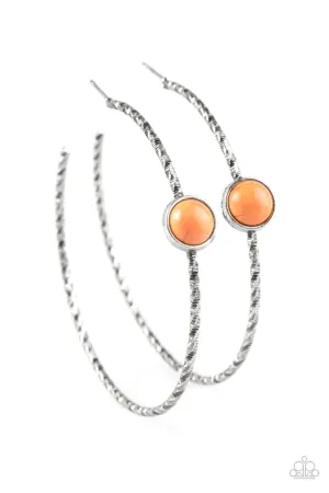 Paparazzi Earring ~ Treasure Seeker - Orange