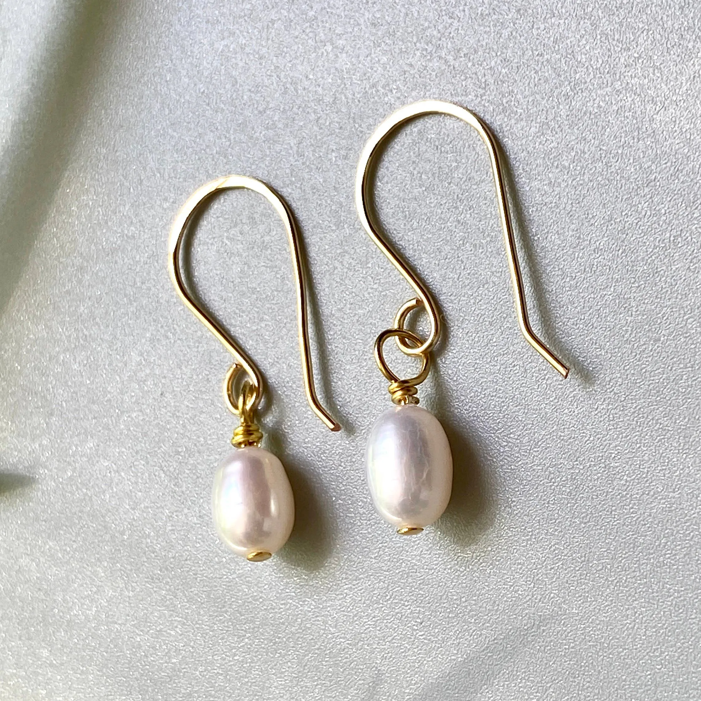 Pearl Earrings Fresh Water AAA Grade